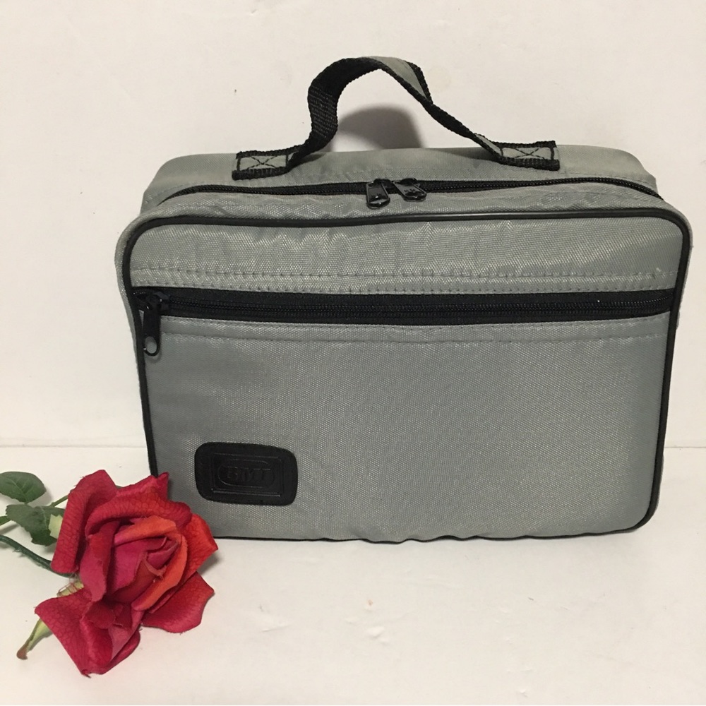 Vtg BMI cassette tape case box soft shell holds 16 EUC